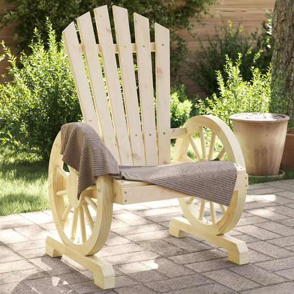 vidaXL Adirondack-Gartenstühle 4 Stück Massivholz Tanne, 3207117