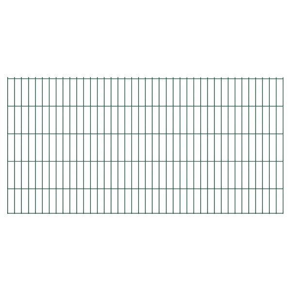 T&J BASIC Doppelstabmatte grün, 200 x 100 cm, RAL 6005, Stäbe 6/5/6, MW 50/200 mm, 44312