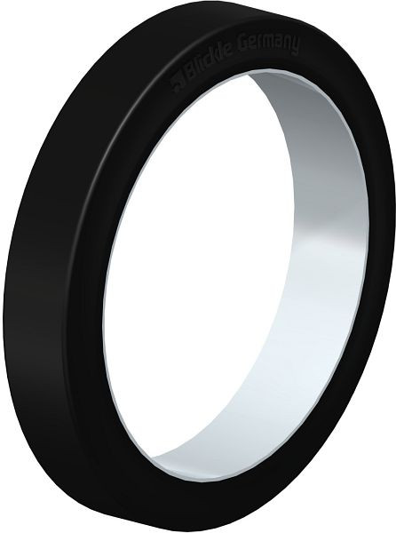 Blickle BEV 280x50/220-ZST Bandage / Reifen aus Elastik-Vollgummi, Schwarz, 630772