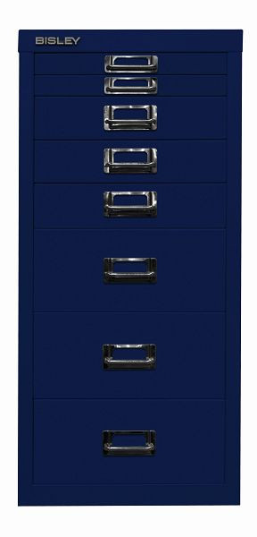 Bisley MultiDrawer, 29er Serie, DIN A4, 8 Schubladen, oxfordblau, L298639