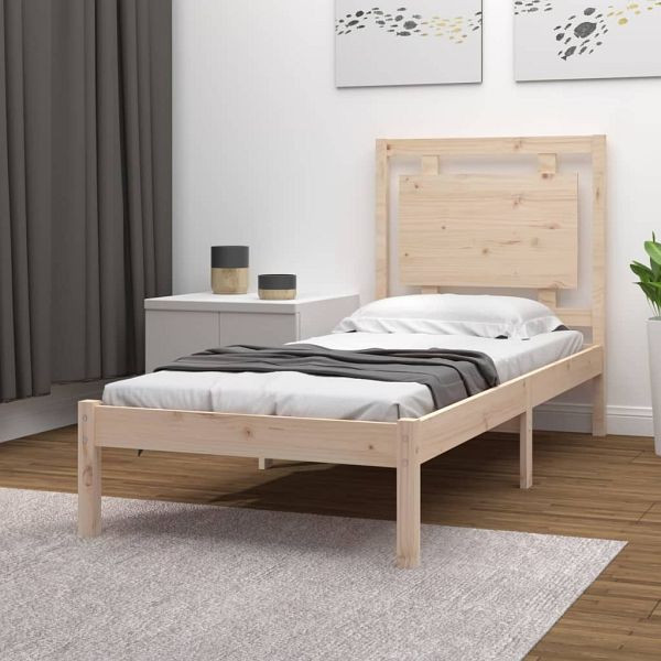 vidaXL Massivholzbett 100x200 cm, Top-Qualität, 3105525