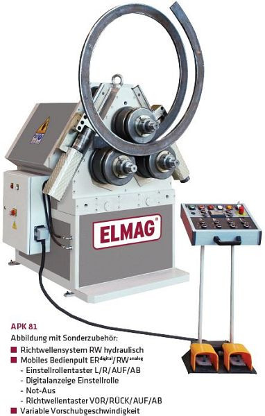 ELMAG Hydraulische Ringbiegemaschine, APK 81, 83138, 9004853831386