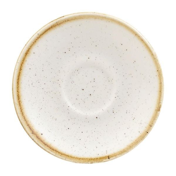 Churchill Stonecast Gerstenweiß Espresso Untertasse 11.8cm (12 Stück), CY863