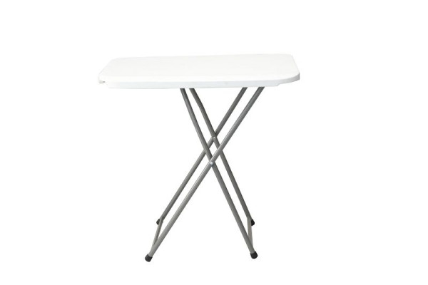 Sanotechnik Tisch klappbar weiß 75x50x (56-73) cm, T75, 9002827058111