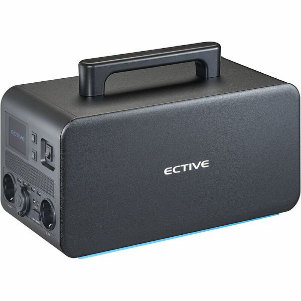 ECTIVE BlackBox 10 Powerstation 1000W 1036,8Wh Reine Sinuswelle 230V Lithiumbatterie 40,5Ah 25,6V, TN3675