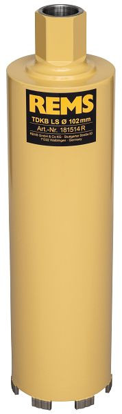 REMS Trocken-Diamant-Kernbohrkrone TDKB LS 102x320xUNC 1 1/4, 181514 R