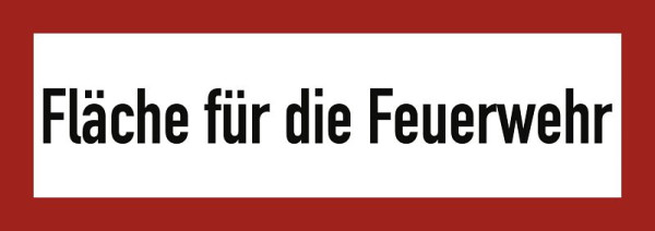 Moedel Fläche für die Feuerwehr, Aluminium, 594x210 mm, 57708