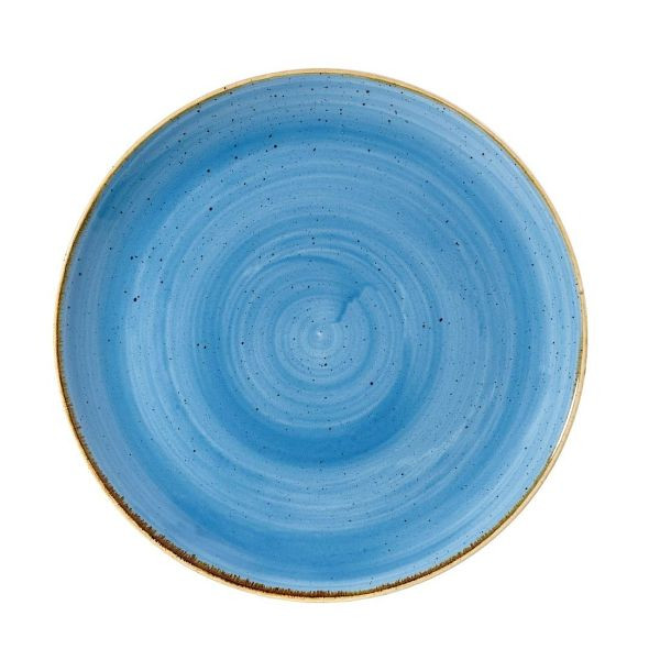 Churchill Stonecast, runder Teller, Kornblumenblau, 324 mm, (6 Stück), DF763