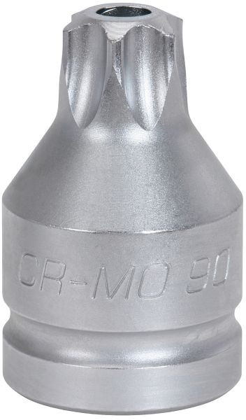 KS Tools 3/4" Kraft-Bit-Stecknuss Torx mit Bohrung, kurz, TB70, 515.0016