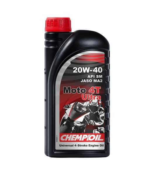 CHEMPIOIL Motoröl 9307 Moto 4T Ultra 20W-40, VE: 1 l, CH9307-1