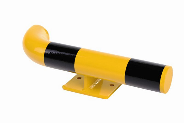 CRASH STOP Eckmodul für Wandschutz Ø76 rechts außen, L 500 mm, beschichtet, 80-500WRA-