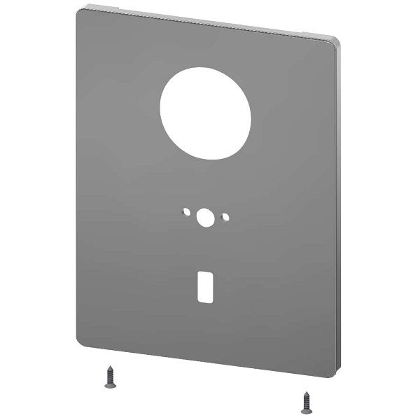 KWC Edelstahlabdeckplatte, F5, 190x245 mm, mit Halteplatte für Wandauslauf, Sensorhalterung, Befestigungsschrauben, 2030048962