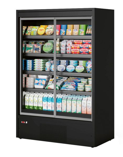 NordCap Wandkühlregal ONYX-T 937 M2, steckerfertig, Umluftkühlung, 454703012