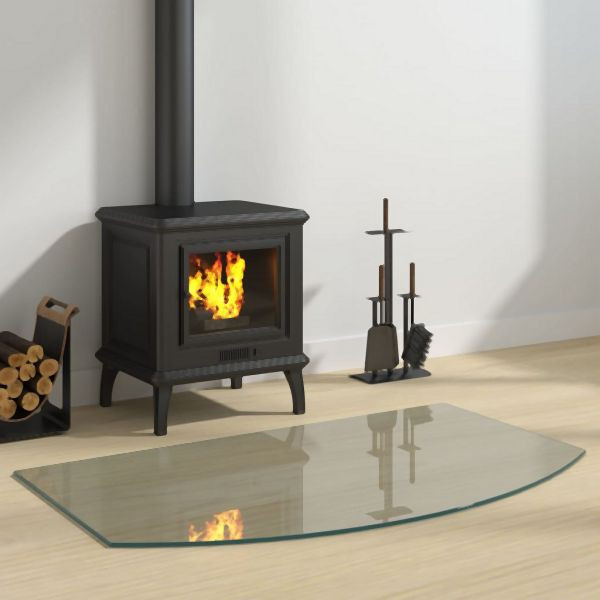 vidaXL Kaminofen Glasplatte 100x60 cm Abmessung, 324154