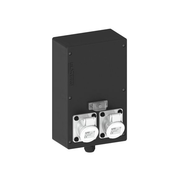 ELSPRO Stationärer Sicherheitstranformator HILDEN, 350 VA, Steckdosen: 2 CEE 42 V 16 A 2 p, 3388166