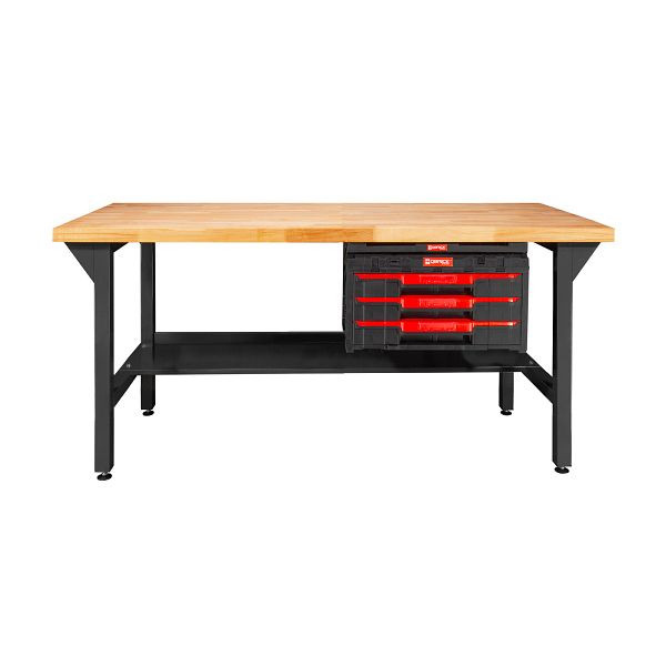 ADB "CONFIX"-Qbricks Werkbank 3SL, B1500xT750xH850mm, 42792