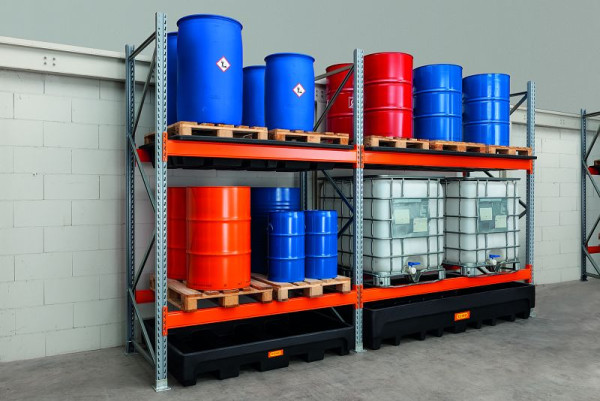Cemo Gefahrstoff-Palettenregal 18/405 für Fasslagerung, 11462