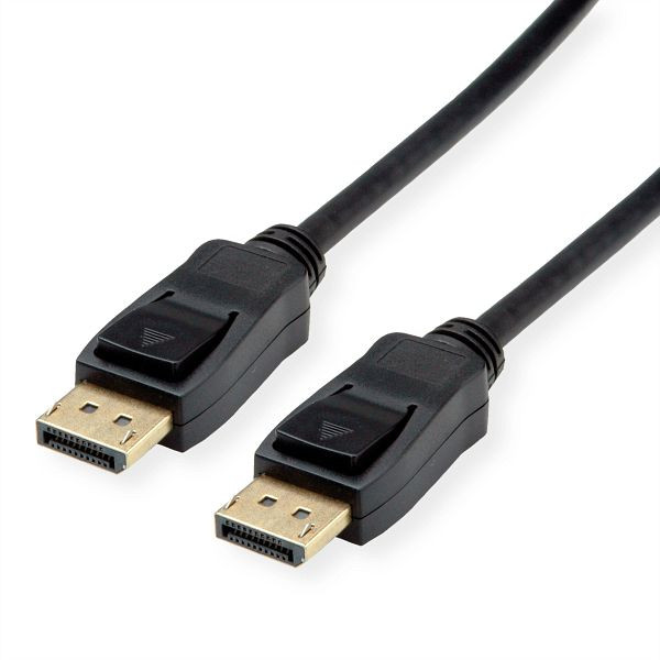 VALUE DisplayPort Kabel, Version 1.4, DP ST - ST, schwarz, 2 m, 11.99.5811