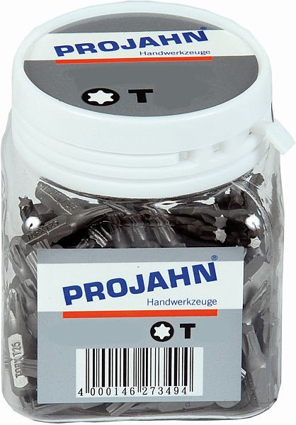 Projahn 1/4" Bit Länge 25 mm TX T10 100er Pack, 2731-100