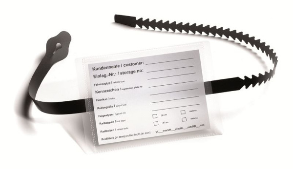 Eichner Rad-/Reifenanhänger, Schlaufenlänge: 80 cm, Inhalt je VE: 100 Stück, 9219-00092