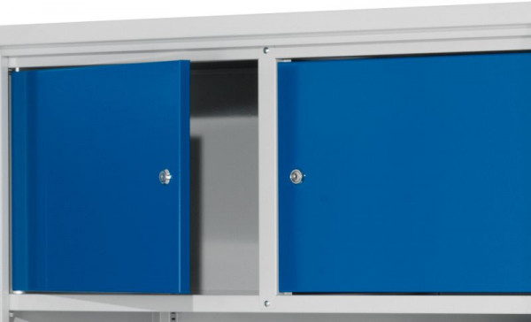 Kappes Privat-Fachmodul für Systemschrank 500, inklusiv 2 Systemfachböden RAL 7035/5010, 2440.00.7516