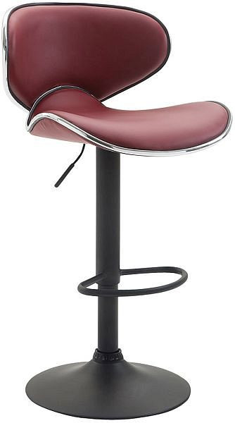 CLP Barhocker Las Vegas V2 schwarz, bordeauxrot, 315574