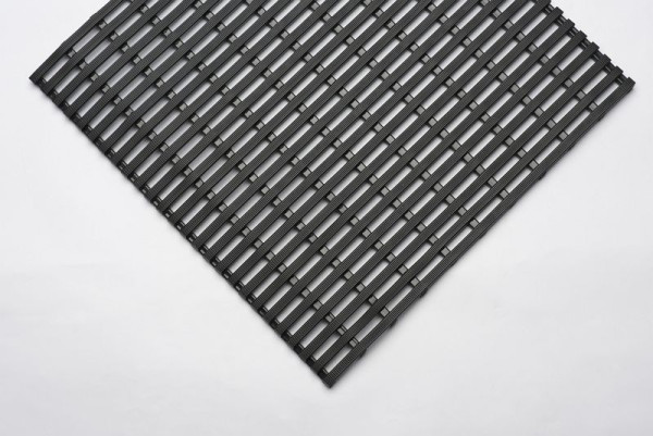 EHA Nassraummatte, schwarz, Breite 100 cm, Weich-PVC, Meterware, 93001