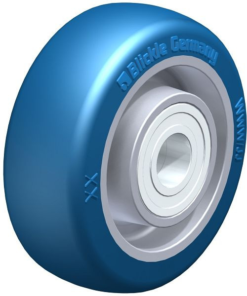 Blickle ALBS 80/15K Rad aus Blickle Besthane® Soft, Blau, 759001