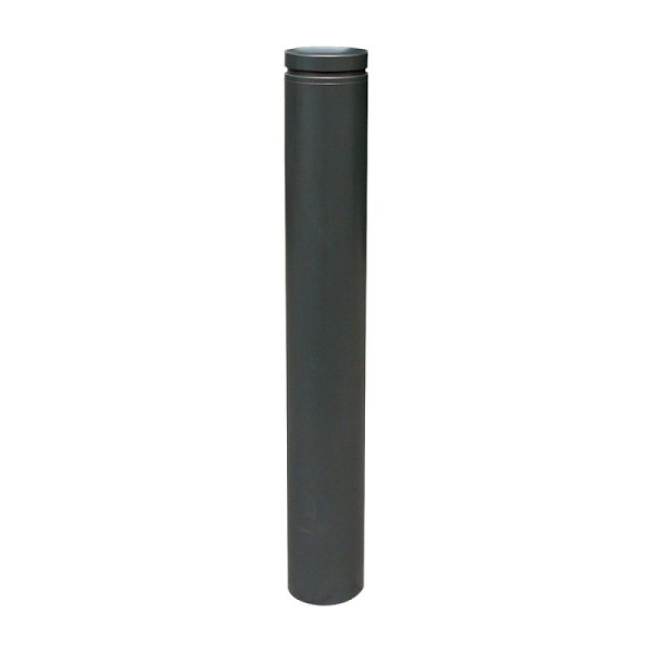 Stein HGS Stilpoller Ø 152 mm mit Zierring, mit Dreikantverschluss, DIN 3223/Schließung unten, gelb mit schwarzen Streifen, ohne Ösen, 40155fbsonder-gs