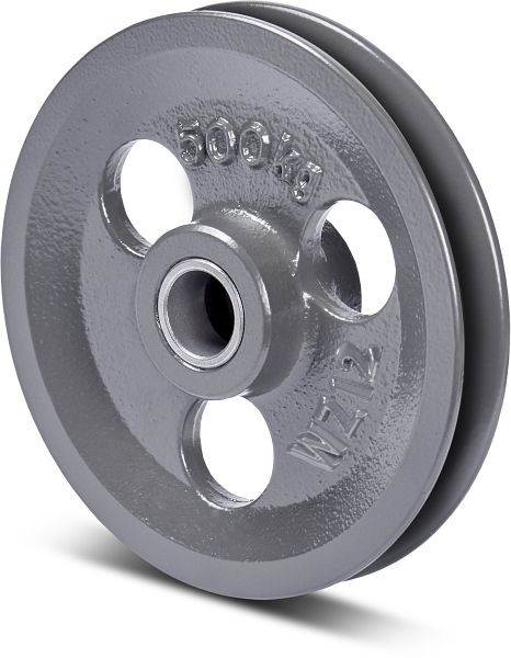 KÖSTER Seilrolle ohne Rollenbock, mit Gleitlagerung WZ 13, vorgesehener Seildurchmesser 8-10 mm, 140.100.130