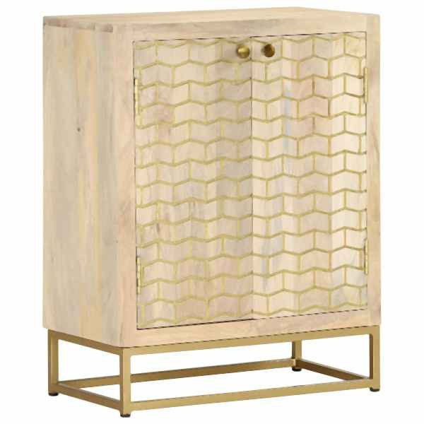 vidaXL Sideboard mit 2 Türen 55x30x70 cm Massivholz Mango, 352039