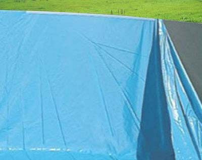 Mendler Pool-Innenhülle Innenplane Schwimmbadfolie, Stärke 0,5mm, Ø 4,57m x 1,32m, 13599