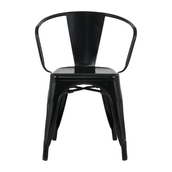 Bolero Bistro Curve Stühle Schwarz (4 Stück), HZ806