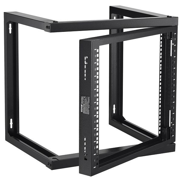 VEVOR 9U Server Rack Wandmontage 68,04kg Open Frame Netzwerk-Rack 530x450x520mm, BGSJJ9U18YC0ZZCUXV0