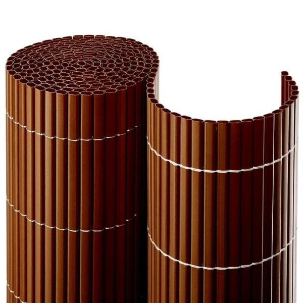 NOOR Balkonblende Sichtschutzmatte PVC MADE IN GERMANY, braun, 155Z080X03BR