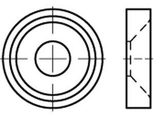 ART 88499 KORREX-Rosetten Kunststoff weiß Typ 804 VE=S (100 Stück)