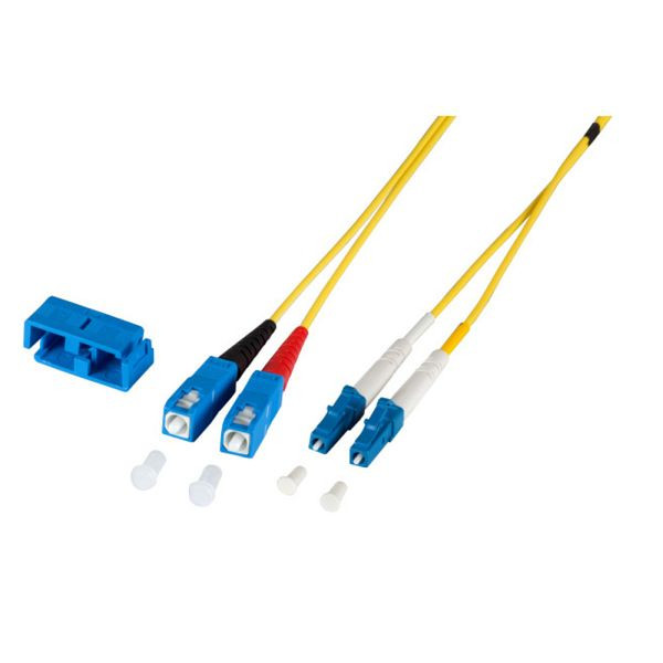 Dönges Patchkabel LWL, LC/SC 9/125y, OS2, 5 m, gelb, 106300