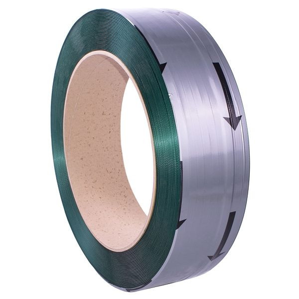 LINDER PET-Umreifungsband, 15,5x0,6 mm, 2.000 m/Rolle, 385 kg Reißkraft, PET1660406HQ