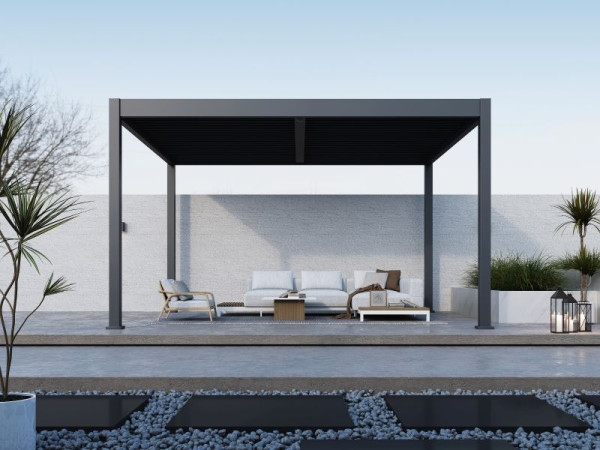 Paragon Outdoor Pergola Grand Tuscan 1214, inkl. Lamellendach Anthrazit 370x433x256cm, ST02220