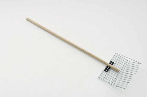 Growi Spezialforke, mit Stiel, extra stabil, feuerverzinkt, für Späne, 10050610