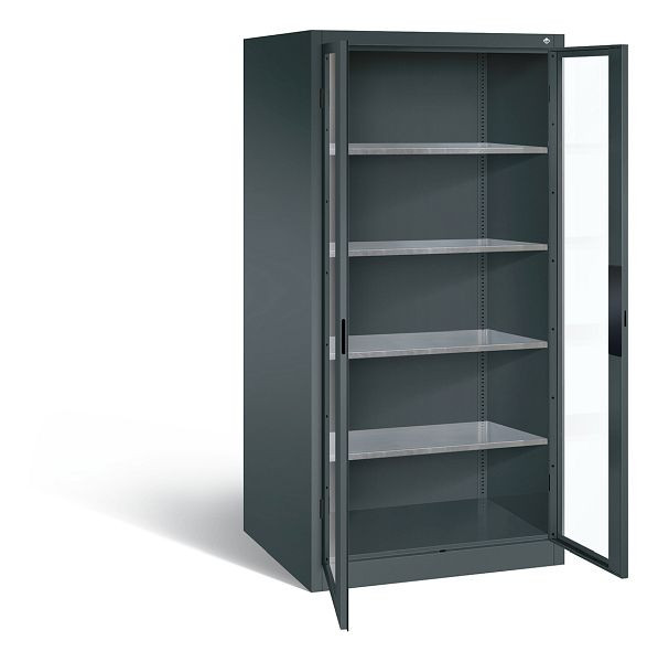 C+P Werkzeugschrank Acurado, H1950xB930xT800mm, Farbe: Anthrazitgrau, Muldengriff, 8924-0552 S10011