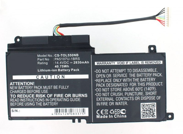 AGI Akku kompatibel mit TOSHIBA SATELLITE L50-A-19P, 32866