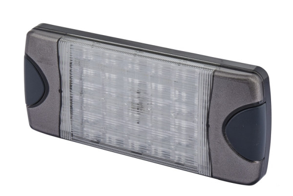 HELLA Heckleuchte, DuraLED Combi, LED, 24V, Lichtscheibenfarbe: transparent, LED-Lichtfarbe: weiß/gelb/rot, DEUTSCH Stecker, rechts/links, 2SK 980 602-501