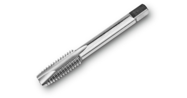 Fein Gewindebohrer für Durchgangslöcher, Gewinde M 12, Ø 9 mm, Vierkant 7 mm, 63110022010