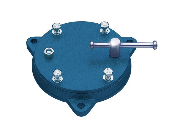 KLW Heuer-Front Drehteller für Schraubstock Modell 05/HF120 360° drehbar, 05/HFD120