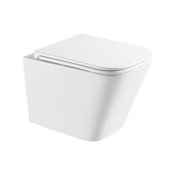 Sanotechnik NOVA Wand WC weiß mit Softclose WC-Sitz, GU200