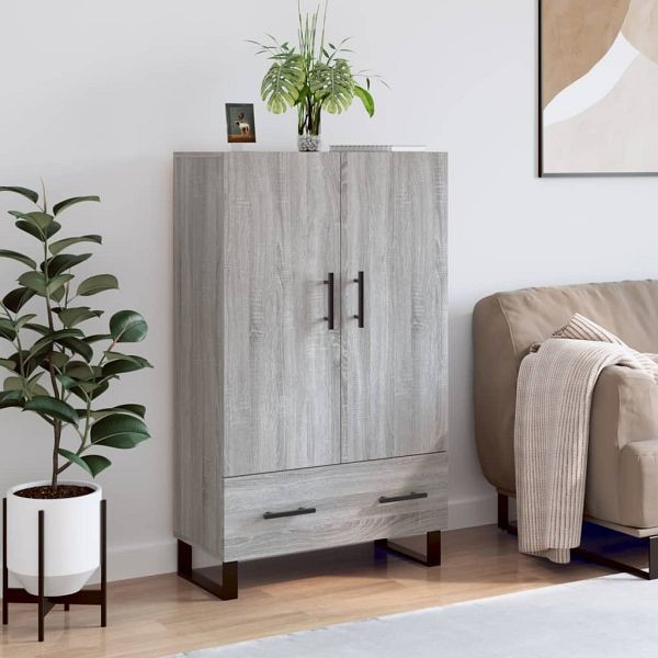 vidaXL Highboard Grau Sonoma 69,5x31x115 cm Holzwerkstoff, 828266