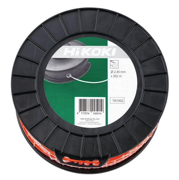 HiKOKI Trimmerfaden rund 2.4mm orange L=262m (1350 gr), 781062