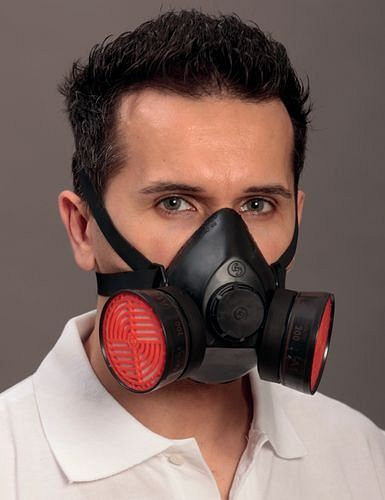 EKASTU Safety Atemschutz Halbmaske 100/2, ohne Filter, gemäß EN 140, 157918