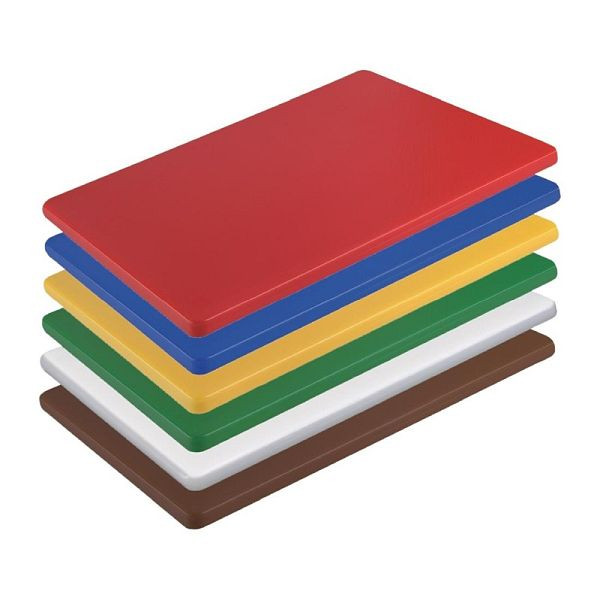 Hygiplas LDPE kleine Schneidebretter Set, 10 x 300 x 225 mm, HC885